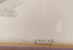 Camille Roche, Akte von vorne und hinten, 1920er-1940er, Aquarelle, 2er Set