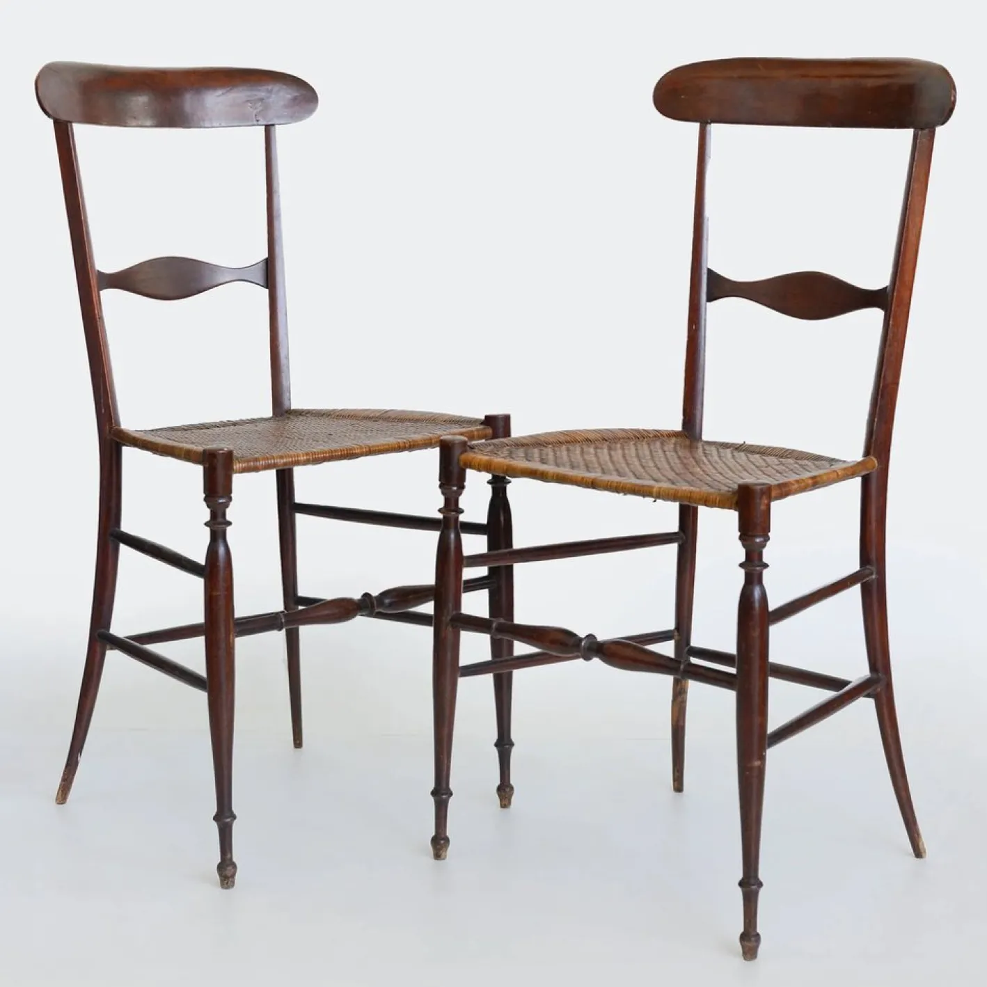 Campanino Chiavari Stühle von Fratelli Levaggi, 1950er, 2er Set