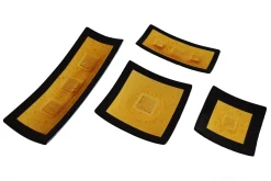 Campielo Q30 Schale aus Muranoglas mit Blattgold von Stefano Birello für VéVé Glas