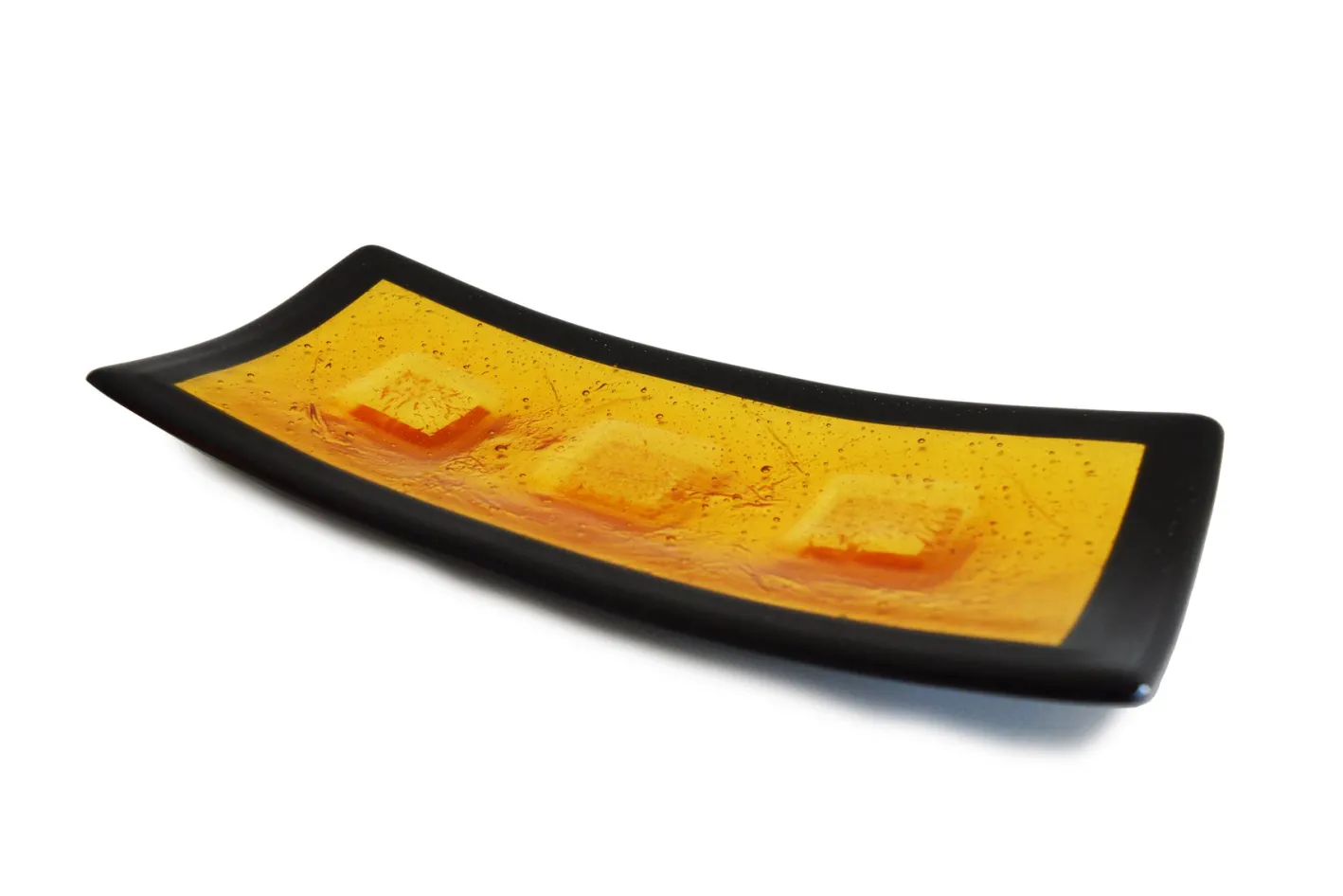 Campielo Q30 Schale aus Muranoglas mit Blattgold von Stefano Birello für VéVé Glas