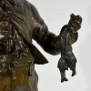 C. Anfrie, Bonne Pêche, 19. Jh., Bronze