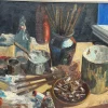 Cap, Stillleben, 1936, Öl auf Leinwand, gerahmt