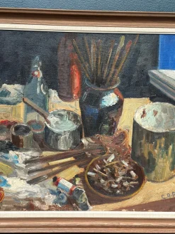 Cap, Stillleben, 1936, Öl auf Leinwand, gerahmt