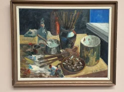 Cap, Stillleben, 1936, Öl auf Leinwand, gerahmt