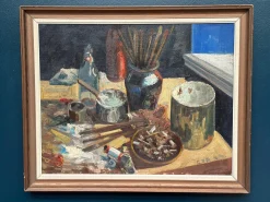 Cap, Stillleben, 1936, Öl auf Leinwand, gerahmt