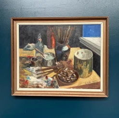 Cap, Stillleben, 1936, Öl auf Leinwand, gerahmt