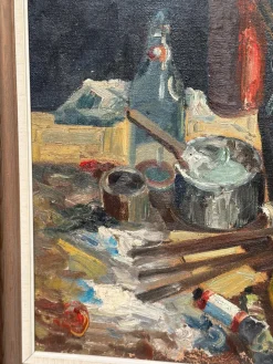 Cap, Stillleben, 1936, Öl auf Leinwand, gerahmt