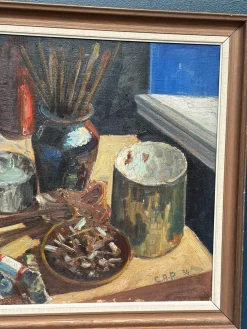 Cap, Stillleben, 1936, Öl auf Leinwand, gerahmt