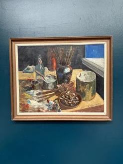 Cap, Stillleben, 1936, Öl auf Leinwand, gerahmt