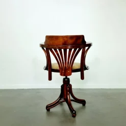 Captains Schreibtischstuhl von Michael Thonet für Ligna, 1950er