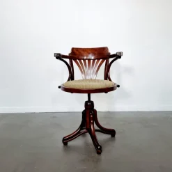 Captains Schreibtischstuhl von Michael Thonet für Ligna, 1950er
