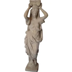 Cariatide aus rekonstruiertem Stein, 1950er