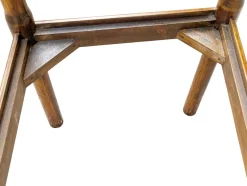 Carimate Bank aus Nussholz & Seil von Magistretti für Cassina, 1963