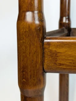 Carimate Bank aus Nussholz & Seil von Magistretti für Cassina, 1963