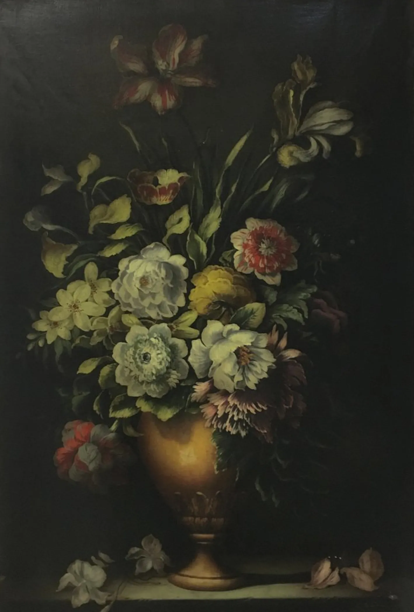 Carlo De Tommasi, Blumenstillleben, 2008, Öl auf Leinwand
