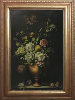 Carlo De Tommasi, Blumenstillleben, 2008, Öl auf Leinwand