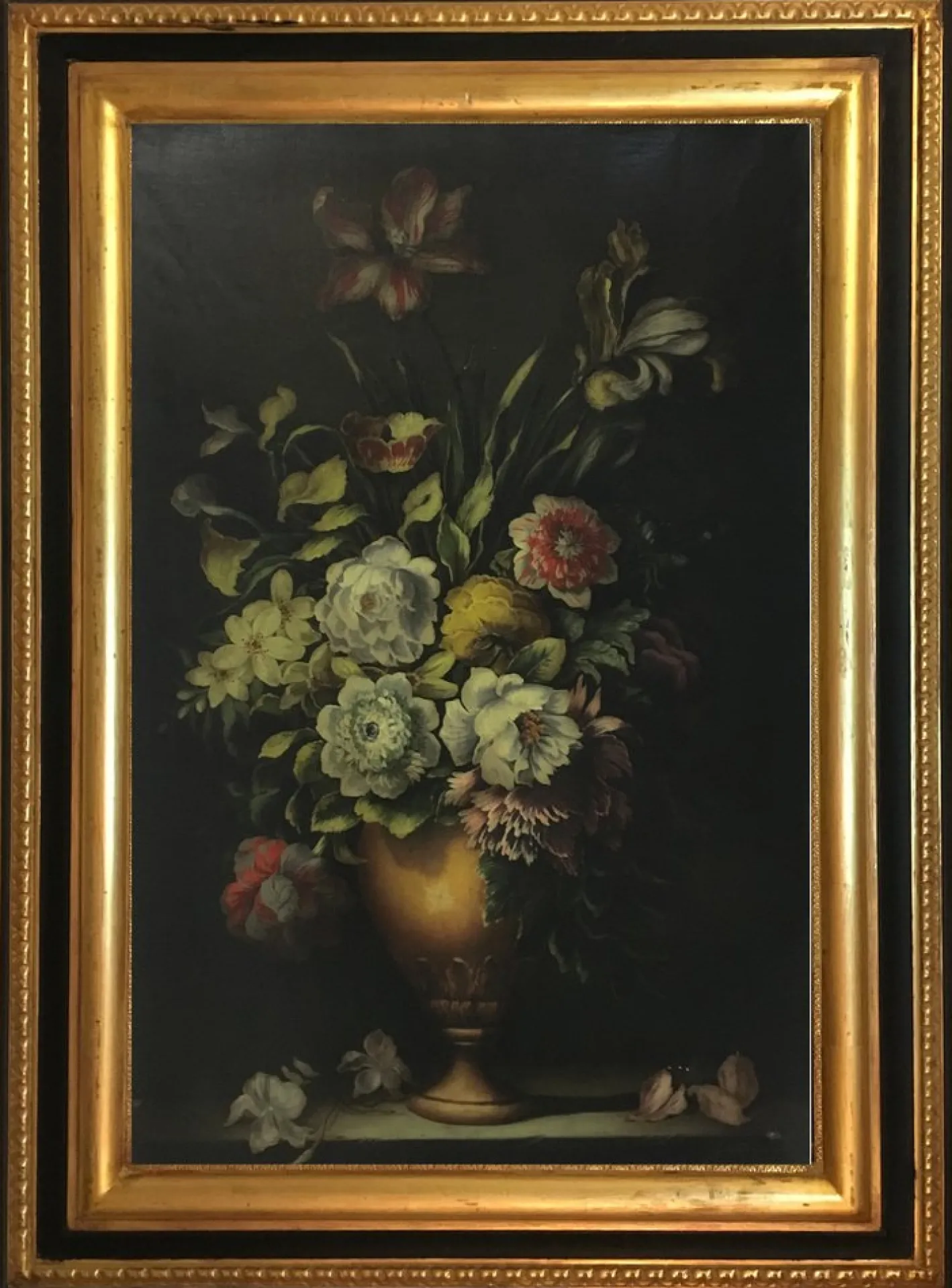 Carlo De Tommasi, Blumenstillleben, 2008, Öl auf Leinwand