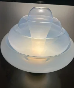 Carlo Nason Tischlampe Ausführung Mazzega, Mod. Lotus Lt305, 1960er