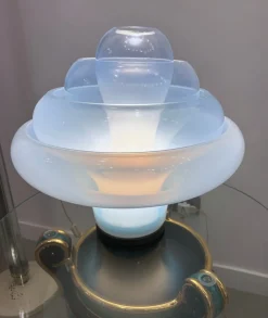 Carlo Nason Tischlampe Ausführung Mazzega, Mod. Lotus Lt305, 1960er