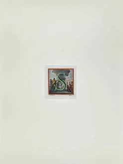 Carlo Nolli, Buchstabe S, Radierung, 18. Jh