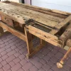 Carpenters Werkbank mit Schublade und Ablage, 1900er