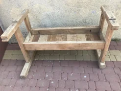 Carpenters Werkbank mit Schublade und Ablage, 1900er