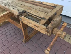 Carpenters Werkbank mit Schublade und Ablage, 1900er