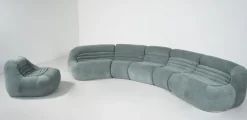 Carrera Sofa und Sessel von De Pas, Durbino und Lomazzi für BBB Bonacina, 1960