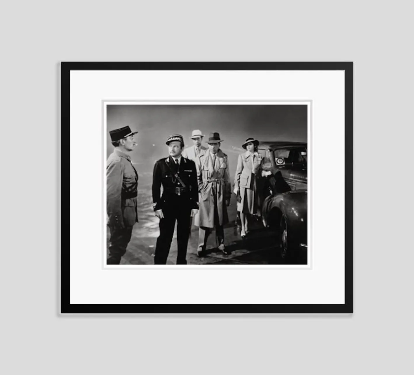 Casablanca Archival Pigment Print Framed in Black