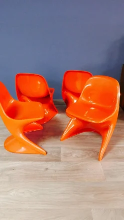 Casalino Kinderstuhl von Alexander Begge für Casala, 1970er, 4er Set