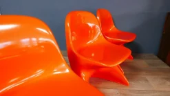 Casalino Kinderstuhl von Alexander Begge für Casala, 1970er, 4er Set
