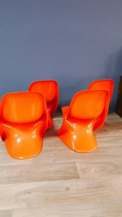 Casalino Kinderstuhl von Alexander Begge für Casala, 1970er, 4er Set
