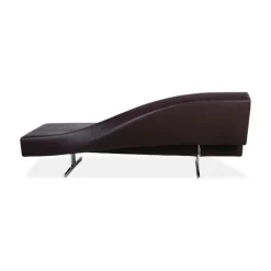 Cassina 276 Aspen Drei-Sitzer Ledersofa Braune Couch von Jean Marie Massaud Rückenlehne Links