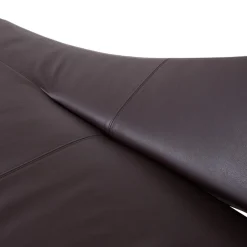 Cassina 276 Aspen Drei-Sitzer Ledersofa Braune Couch von Jean Marie Massaud Rückenlehne Links