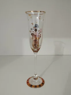 Champagnerflöten nach Gustav Klimt, 1990er, 6 . Set