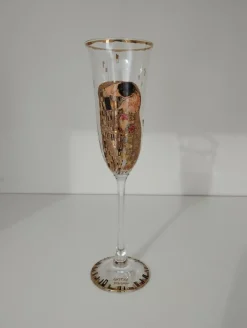 Champagnerflöten nach Gustav Klimt, 1990er, 6 . Set