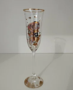 Champagnerflöten nach Gustav Klimt, 1990er, 6 . Set