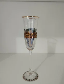 Champagnerflöten nach Gustav Klimt, 1990er, 6 . Set