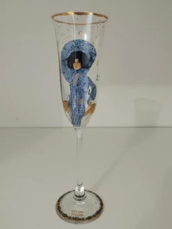 Champagnerflöten nach Gustav Klimt, 1990er, 6 . Set