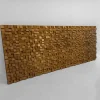 Charles Gianferrari, Massive Architektur Wandplatte, 1970, Eisen & Holz