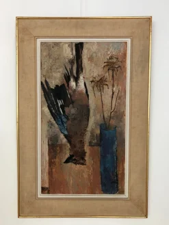 Charles Monnier, Retour de chasse au vase bleu, Öl auf Leinwand, Gerahmt