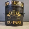 Chateauneuf Du Pape Weinkübel aus Holz, 1950er