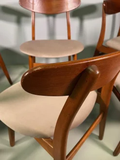 CH-30 Esszimmerstühle von Hans Wegner für Carl Hansen & Søn, 1950, 6er Set