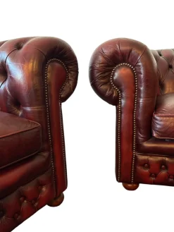 Chesterfield Sofagruppe, 3er Set