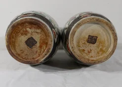 Chinesische Nankin Porzellanvasen, 1890er, 2er Set