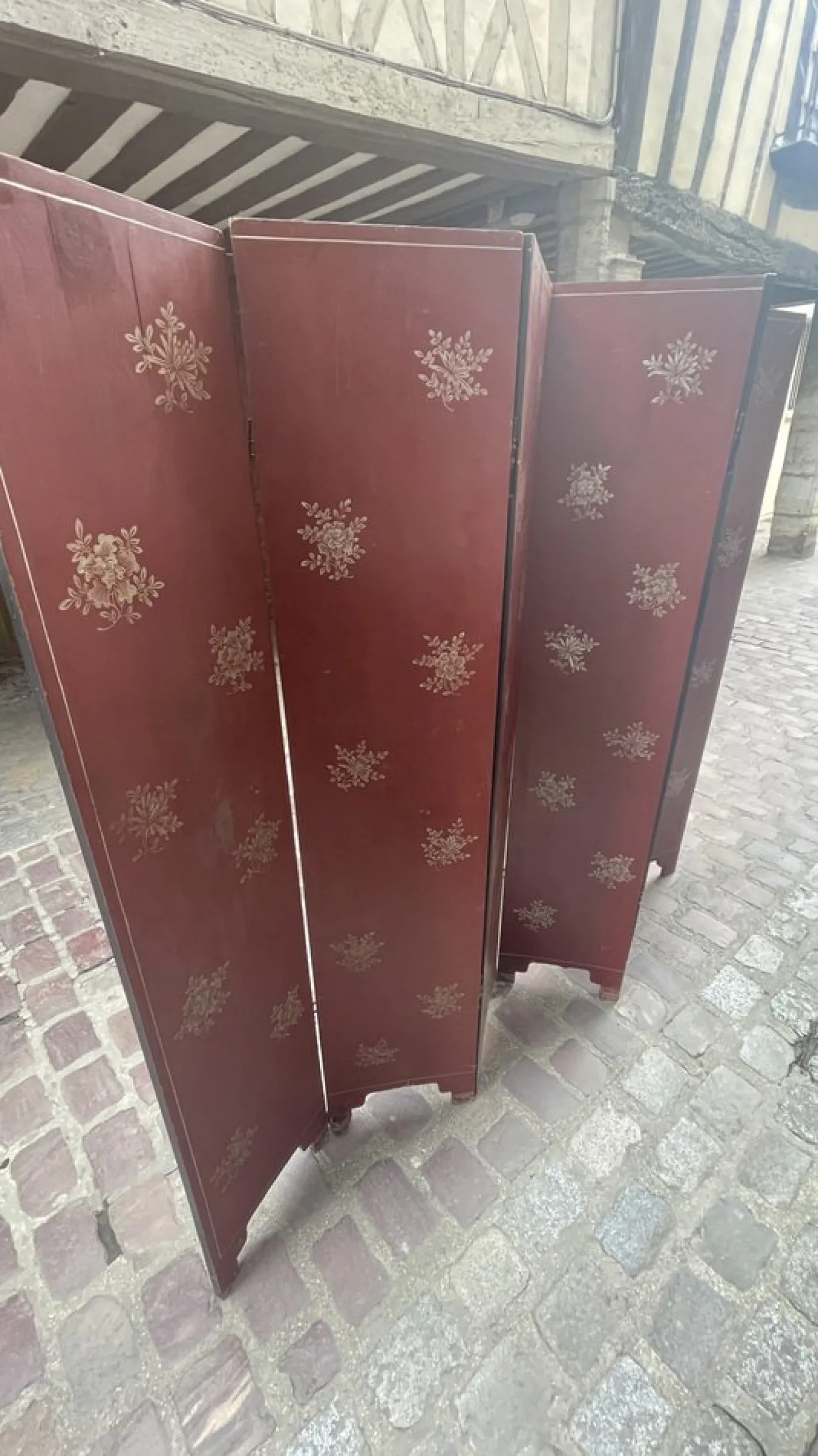 Chinesischer Raumteiler aus Stein, 19. Jh