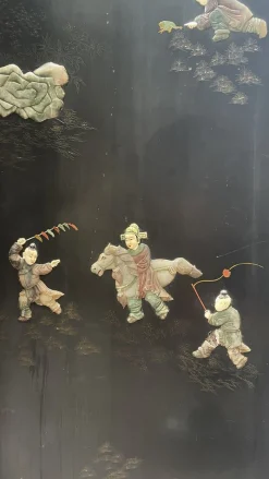 Chinesischer Raumteiler aus Stein, 19. Jh