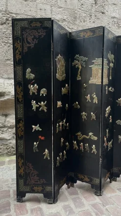 Chinesischer Raumteiler aus Stein, 19. Jh