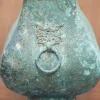 Chinesisches Ritual Weingefäß aus Bronze mit Deckel