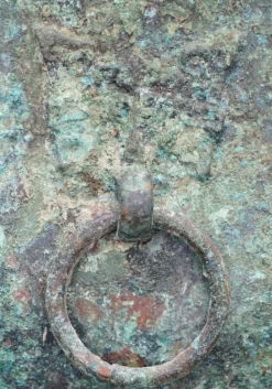 Chinesisches Ritual Weingefäß aus Bronze mit Deckel